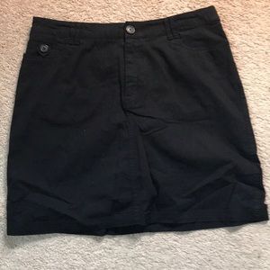 Croft and Barrow Black Skort